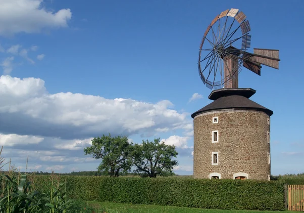 Ruprechtovský větrný mlýn s Halladayovou turbínou